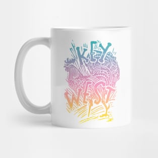 Borderless Key West Rooster Mug